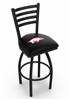 Arkansas 30" Swivel Bar Stool with Black Wrinkle Finish  