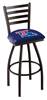 Louisiana Tech 30" Swivel Bar Stool with Black Wrinkle Finish  