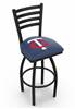 Minnesota Twins 30" Swivel Bar Stool with Black Wrinkle Finish  