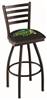 North Dakota State 30" Swivel Bar Stool with Black Wrinkle Finish  