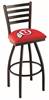 Utah 30" Swivel Bar Stool with Black Wrinkle Finish  