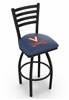 Virginia 30" Swivel Bar Stool with Black Wrinkle Finish  