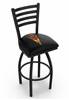 Arizona State (Pitchfork) 36" Swivel Bar Stool with Black Wrinkle Finish  