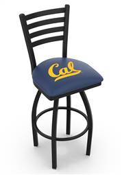 Cal 36" Swivel Bar Stool with Black Wrinkle Finish  