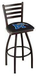 Memphis 36" Swivel Bar Stool with Black Wrinkle Finish  