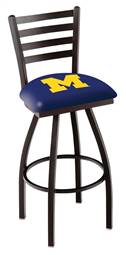 Michigan 36" Swivel Bar Stool with Black Wrinkle Finish  