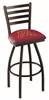 Minnesota 36" Swivel Bar Stool with Black Wrinkle Finish  