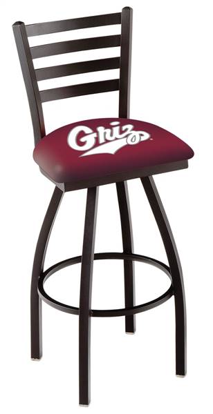 Montana 36" Swivel Bar Stool with Black Wrinkle Finish  