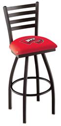 Western Kentucky 36" Swivel Bar Stool with Black Wrinkle Finish  