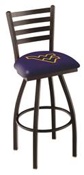 West Virginia 36" Swivel Bar Stool with Black Wrinkle Finish  