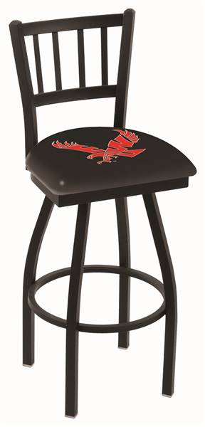 Eastern Washington 25" Swivel Counter Stool with Black Wrinkle Finish  