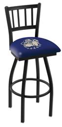 Georgetown 25" Swivel Counter Stool with Black Wrinkle Finish  