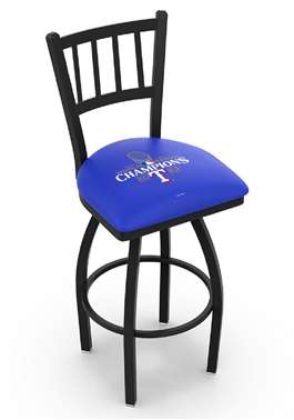 L018 Texas Rangers - 2023 World Series Champions  Swivel Counter Stool 25 inch 