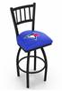 Toronto Blue Jays 25" Swivel Counter Stool with Black Wrinkle Finish  