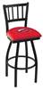 Western Kentucky 25" Swivel Counter Stool with Black Wrinkle Finish  