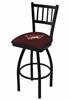 Arizona Coyotes 30" Swivel Bar Stool with Black Wrinkle Finish  