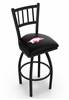 Arkansas 30" Swivel Bar Stool with Black Wrinkle Finish  