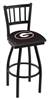 Georgia "G" 30" Swivel Bar Stool with Black Wrinkle Finish  