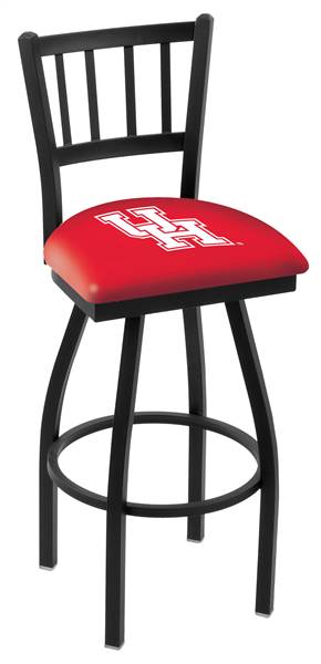 Houston 30" Swivel Bar Stool with Black Wrinkle Finish  