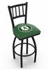 Oakland Athletics 30" Swivel Bar Stool with Black Wrinkle Finish  