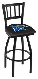 Memphis 30" Swivel Bar Stool with Black Wrinkle Finish  