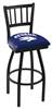 Nevada 30" Swivel Bar Stool with Black Wrinkle Finish  