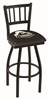 Purdue 30" Swivel Bar Stool with Black Wrinkle Finish  