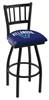 Villanova 30" Swivel Bar Stool with Black Wrinkle Finish  