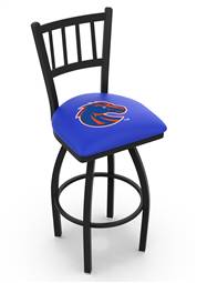 Boise State 36" Swivel Bar Stool with Black Wrinkle Finish  