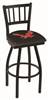 Eastern Washington 36" Swivel Bar Stool with Black Wrinkle Finish  