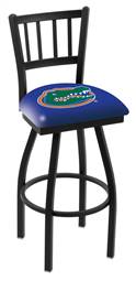 Florida 36" Swivel Bar Stool with Black Wrinkle Finish  