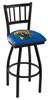 Kentucky "Wildcat" 36" Swivel Bar Stool with Black Wrinkle Finish  