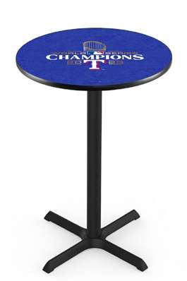 L211 Texas Rangers - 2023 World Series Champions  Pub Table Height 42 inch, Top 36 inch