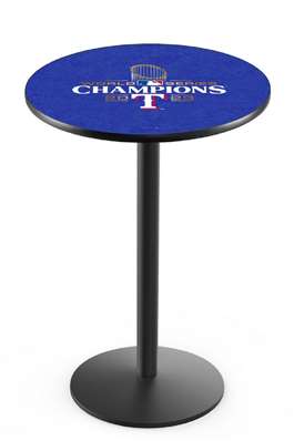 L214 Texas Rangers - 2023 World Series Champions  Pub Table Height 36 inch, Top 30 inch
