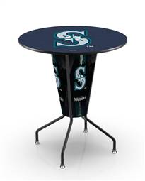Seattle Mariners 42 inch Tall Indoor Lighted Pub Table