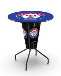 Texas Rangers 42 inch Tall Indoor Lighted Pub Table