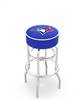  Toronto Blue Jays 25" Doubleing Swivel Counter Stool with Chrome Finish   