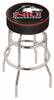  Northern Illinois 25" Double-Ring Swivel Counter Stool with Chrome Finish   
