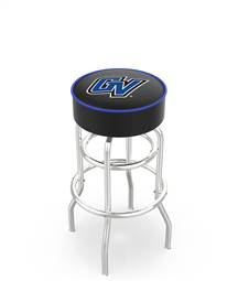  Grand Valley State 30" Double-Ring Swivel Bar Stool with Chrome Finish   