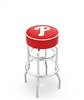  Philadelphia Phillies 30" Doubleing Swivel Bar Stool with Chrome Finish   