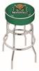  Marshall 30" Double-Ring Swivel Bar Stool with Chrome Finish   