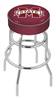  Mississippi State 30" Double-Ring Swivel Bar Stool with Chrome Finish   