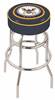  U.S. Navy 30" Double-Ring Swivel Bar Stool with Chrome Finish   