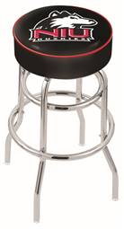  Northern Illinois 30" Double-Ring Swivel Bar Stool with Chrome Finish   