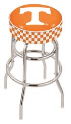  Tennessee 30" Double-Ring Swivel Bar Stool with Chrome Finish   