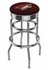 Arizona Coyotes 25" Double-Ring Swivel Counter Stool with Chrome Finish  