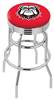  Georgia "Bulldog" 25" Double-Ring Swivel Counter Stool with Chrome Finish  