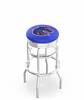  Boise State 30" Double-Ring Swivel Bar Stool with Chrome Finish  