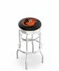  Baltimore Orioles 30" Doubleing Swivel Bar Stool with Chrome Finish  