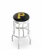  Pittsburgh Pirates 30" Doubleing Swivel Bar Stool with Chrome Finish  